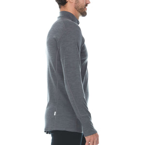 Midweight Men's Wool 1/4 Zip - 100% Merino Wool - TRAPSKI