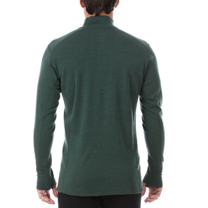 Midweight Men's Wool 1/4 Zip -  100% Merino Wool