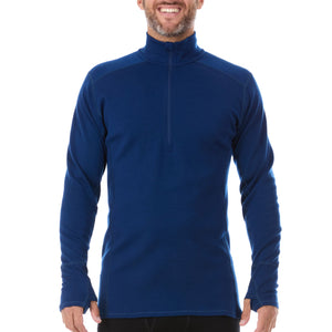 Midweight Men's Wool 1/4 Zip -  100% Merino Wool