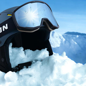 EXP VISION Ski/Snowboard Goggles for Men Women, OTG Snow Goggles Anti Fog UV Protection
