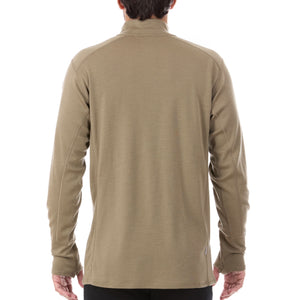 Midweight Men's Wool 1/4 Zip -  100% Merino Wool