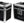 Odyssey KROM Transport Case for 70, 12 Inch Vinyl Records, Black (2 Pack)