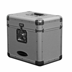 Odyssey KROM Stacking Transport Case for 70, 12 Inch Vinyl LPs, Silver (2 Pack) - TRAPSKI