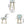 29.5' Outdoor PE Rattan and Aluminum French Barstools, Set of 2