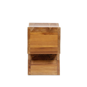 Nico - Stool Ottoman - Brown