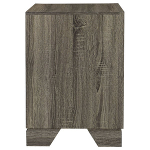 Funston - 2 Drawer Nightstand - Brown Oak