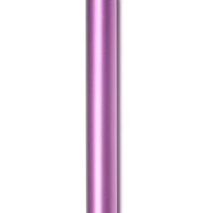 Lumex Everyday Adult Walker Walking Aid with 5" Front Wheels & Glide Tips, Plum