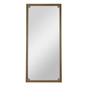 Full Length Mirror With Stand, Floor Standing Dressing - Antique Gold