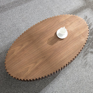 Modern Handcraft Drum Coffee Table