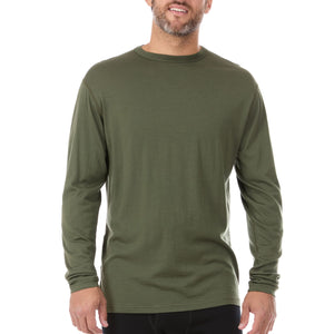 Lightweight Men's Wool Crew - 100% Merino Wool - TRAPSKI