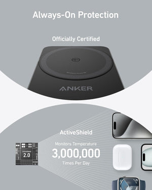 Anker MagGo Wireless Charging Station (Foldable 3-in-1) - TRAPSKI