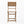Outdoor Foldable Wood Dining Chair With Slat Design (Set of 2)