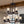 9-Light Vintage Wagon Wheel Chandelier