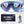 COOLOO Ski Goggles, 2 Pack Snow Goggles Snowboard Goggles for Men Women Kids - UV Protection Foam Anti-Scratch Dustproof