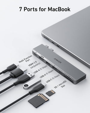 Anker <b>547</b> USB-C Hub (7-in-2, for MacBook) - TRAPSKI