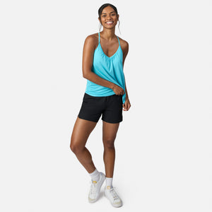 Women's Microtech® Chill B Cool V-Neck Cami Top with Built-In Bra