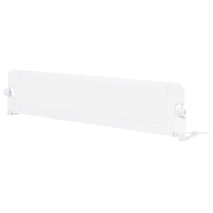71-Inch Foldable Bed Rail Swing Down Baby Bed Guard Rail with Adjustable Safety Strap