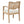 Farmhouse Dining Chairs Set of 2 with Upholstered Seats and Rattan Backrest