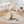 Barrel Chair, Built In Storage, 360° Swivel - Beige