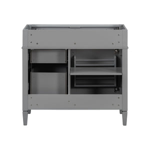 Bathroom Vanity With 2 Drawers And Tip-Out Drawer, Storage Cabinet