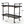 Modern Industrial Bar Cart With Shelving and Casters