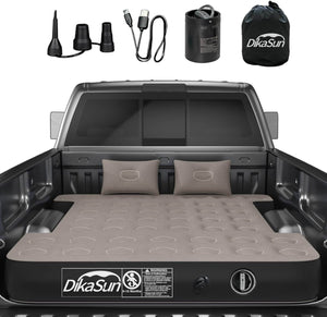 DikaSun 5.5-5.8ft Full Size Auto Inflate Truck Bed Air Mattress