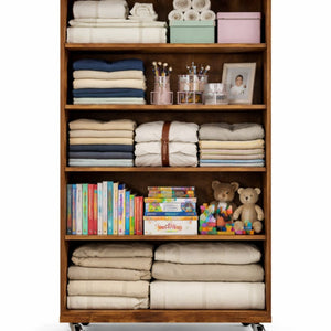 Modern 5 Drawer Dresser With Wheels