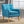 Modern Arm Chair With Tufted Back and Wooden Legs