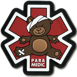 M-Tac Morale Patch Paramedic Bear PVC - TRAPSKI