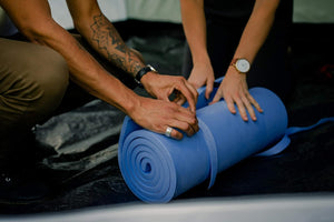 Stansport Packlite Sleeping Pad - Blue - Deluxe - 72 x 19 x 5/8