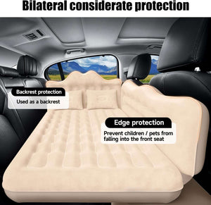 Thicken Backseat SUV/Car/Truck Air Mattress Air Bed Inflatable SUV Truck Mattress -30.31'' Width/Beige