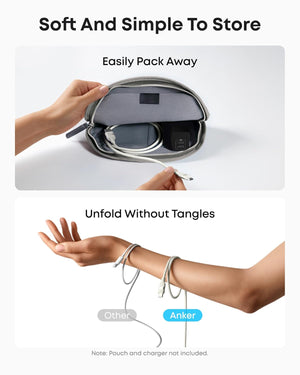 Anker USB-A to USB-C Cable (3 ft/6 ft, Upcycled-Braided) - TRAPSKI
