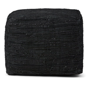 Fredrik - Handcrafted Square Pouf