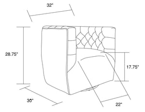Delaney - Ergonomic Design Swivel Chair