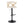 Gardenia - Contemporary Adjustable Barstool With Swivel With Rounded T Footrest (Set of 2)