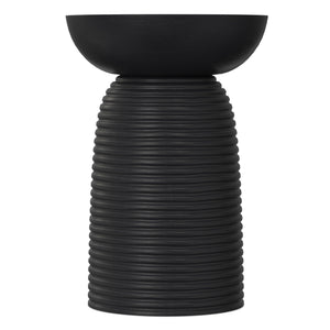 Boyd - Ribbed Accent Table - Black