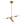 Trellis - 4 Lights Modern Gold Chandelier Vintage Pendant Fixture For Living Room - Clear / Gold