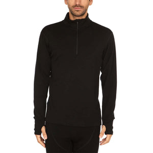 Heavyweight Men's Wool 1/4 Zip - 100% Merino Wool - TRAPSKI