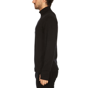 Heavyweight Men's Wool 1/4 Zip - 100% Merino Wool