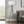 8th Street Black Metal Floor Lamp with Ivory Fabric Shade