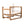 Acacia Wood Outdoor Set: 2 Club Chairs + Rustic Slat Side Table