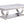 Zander Printed Faux Marble Top Mirrored Coffee Table