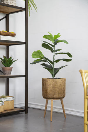 20x16x35" Artificial Fiddle-Leaf Fig Potted Plant