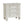 Cottage 3 Drawer Nightstand With Pull Out Tray - Cream White