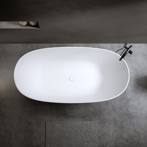 57" Solid Surface Matte Tub