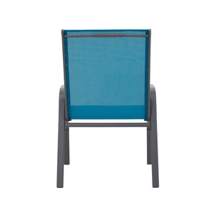 6-Piece Patio Chairs Set with High Backrest and Armrests