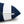 4 Pack Outdoor Lumbar Pillow Covers - Navy Blue/White Striped