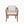 Outdoor Dining Chairs Set for 2, Acacia Wood Frame with Teak Finish