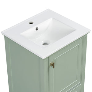 Retro Bathroom Vanity With Sink