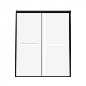 60 in. W x 72 in. H Semi-Frameless Sliding Shower Door